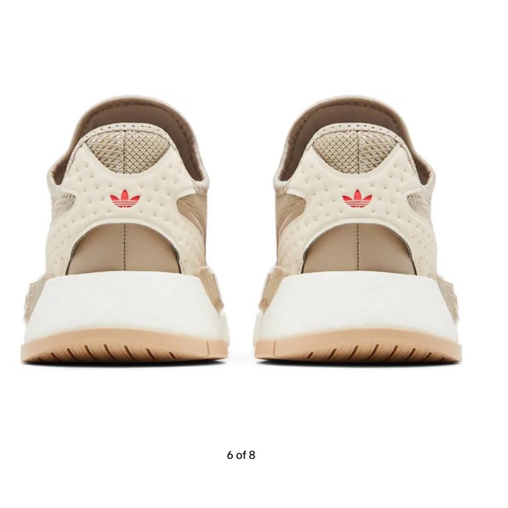 NEW Adidas Tan and Red Athletic Shoes - Picture 5 of 7